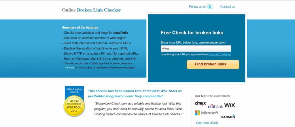 Broken Link Checker