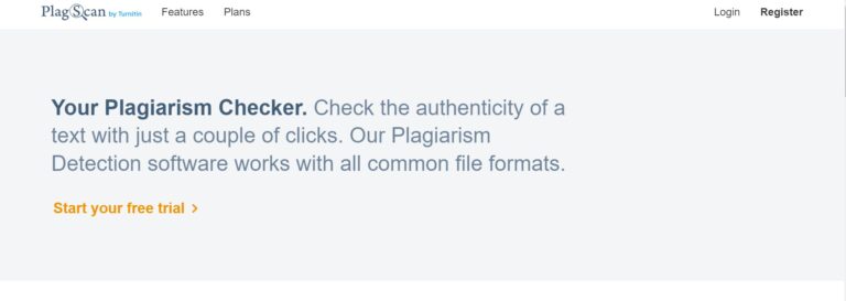 Plagscan - Plagiarism Checker tools